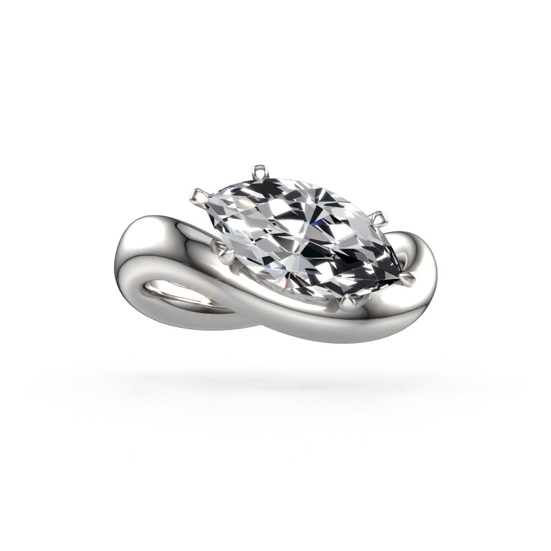 Bild von Verlobungsring Chloe MRQ 585 Weißgold Diamant 2.00 crt