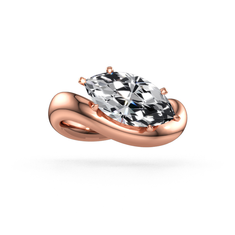 Bild av Förlovningsring Chloe MRQ 585 roséguld Diamant 2.50 crt