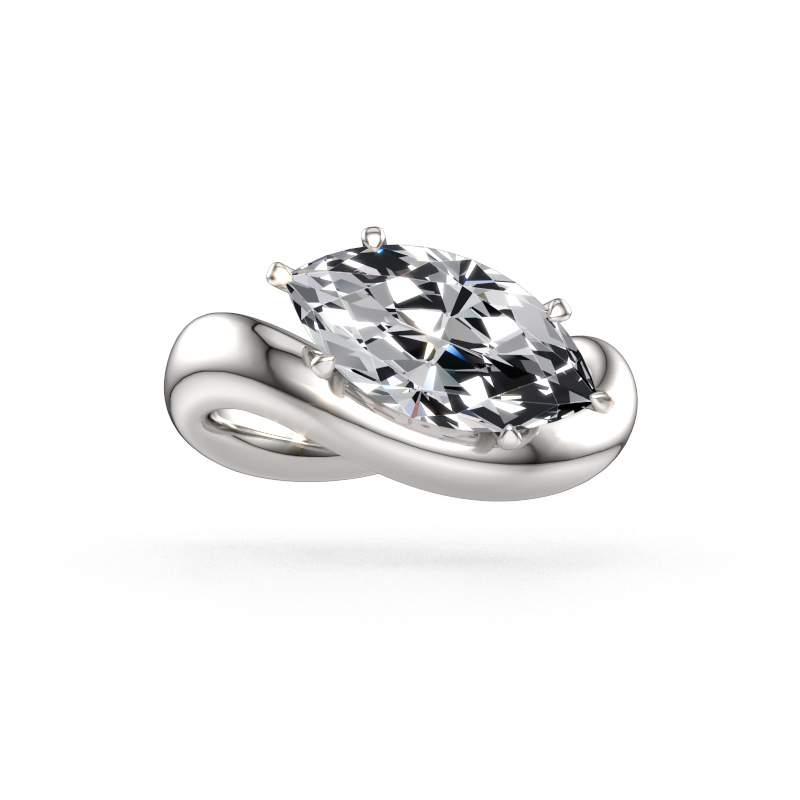 Bild av Förlovningsring Chloe MRQ 950 platina Diamant 2.50 crt