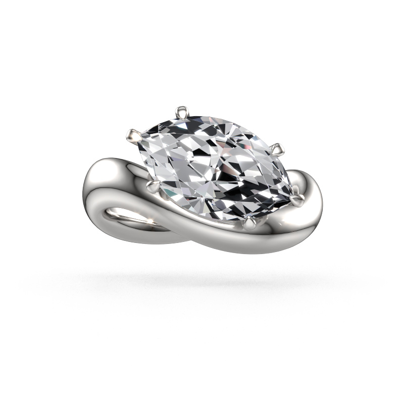 Bild von Verlobungsring Chloe MRQ 950 Platin Lab-grown Diamant 3.00 crt