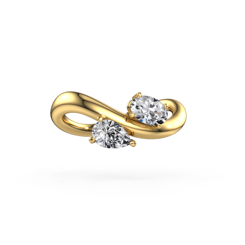 Bild von Verlobungsring Chloe OVL-PER 585 Gold Diamant 0.85 crt