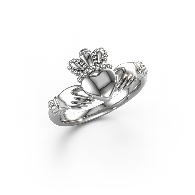 Image of Ring Claddagh 1 950 platinum