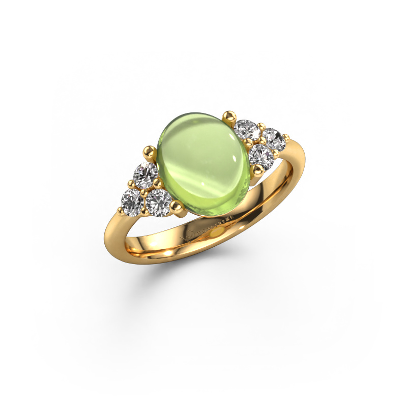 Image of Ring Clarice 585 gold Peridot 10x8 mm
