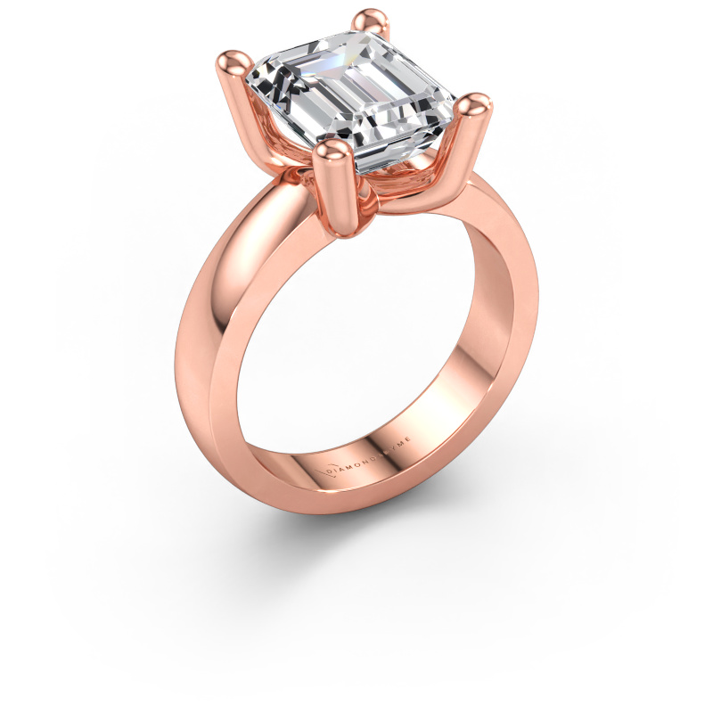 Bild av Ring Clelia EME 585 roséguld Diamant efter eget val 10x8 mm