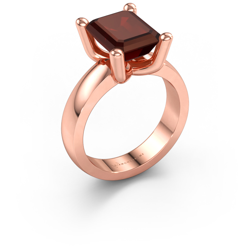 Bild av Ring Clelia EME 585 roséguld Granat 10x8 mm