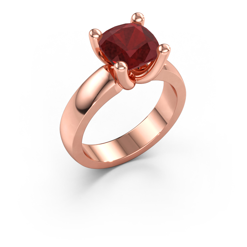 Bild av Ring Clelia CUS 585 roséguld Rubin 8 mm