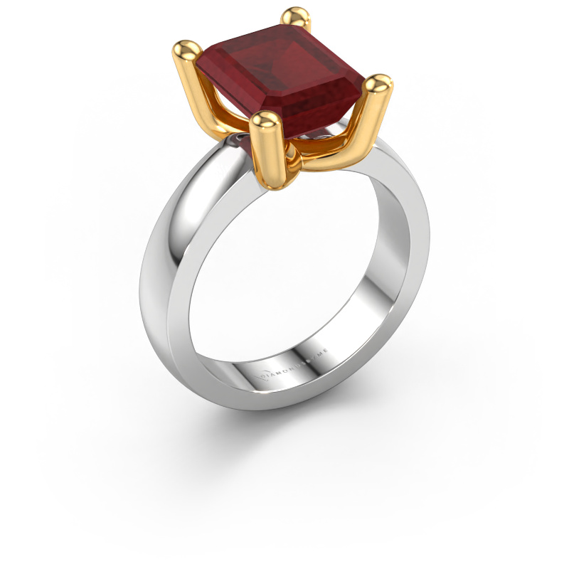 Image of Ring Clelia EME 585 white gold Ruby 10x8 mm