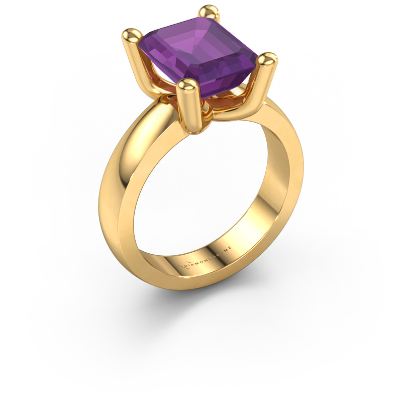 Image of Ring Clelia EME 585 gold Amethyst 10x8 mm