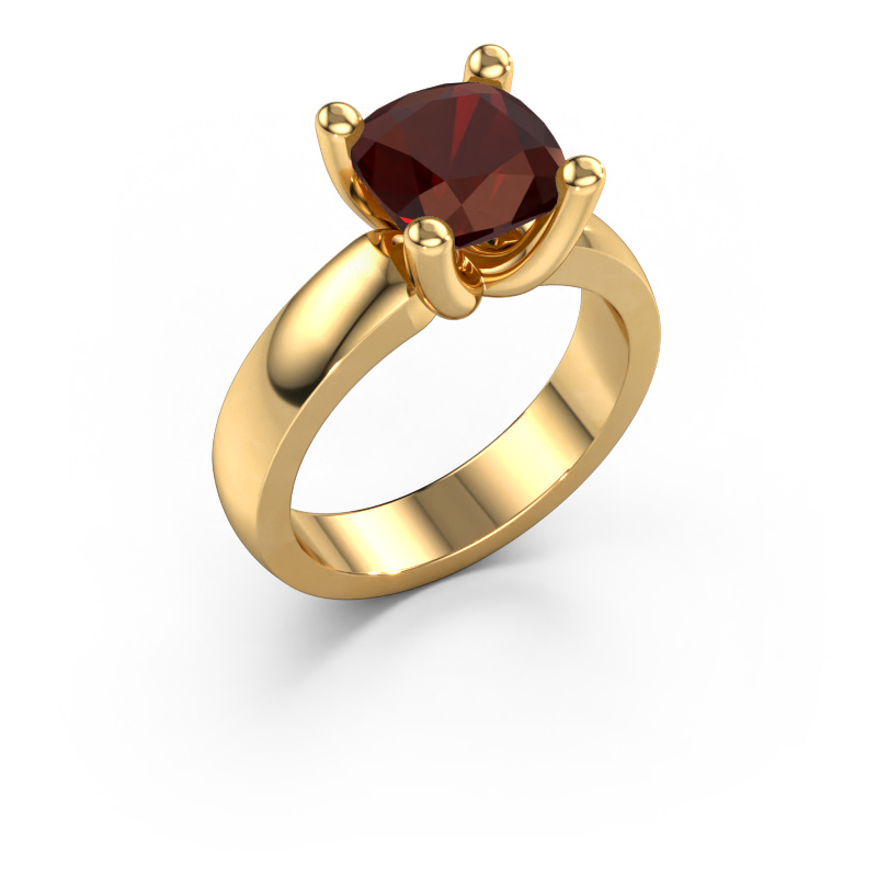 Image of Ring Clelia CUS 585 gold Garnet 8 mm