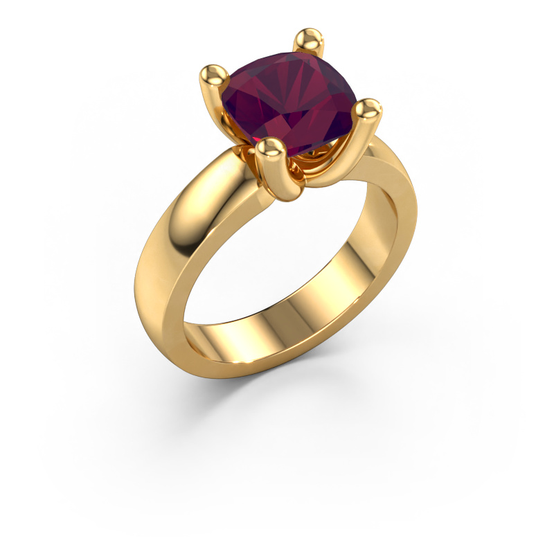 Image de Bague Clelia CUS 585 or jaune Rhodolite 8 mm
