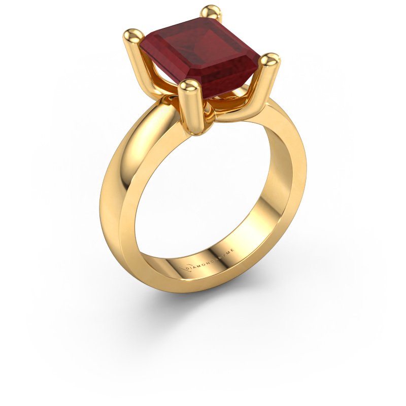 Image of Ring Clelia EME 585 gold Ruby 10x8 mm