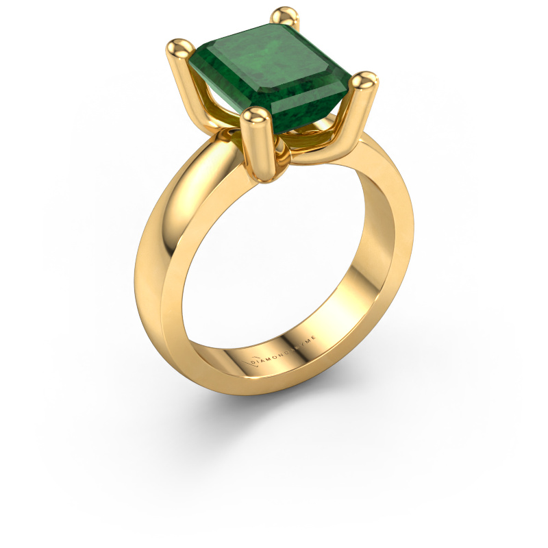 Image of Ring Clelia EME 585 gold Emerald 10x8 mm