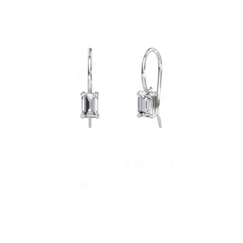 Immagine di Orecchini pendenti Cleo EME 585 oro bianco Diamante 1.40 crt