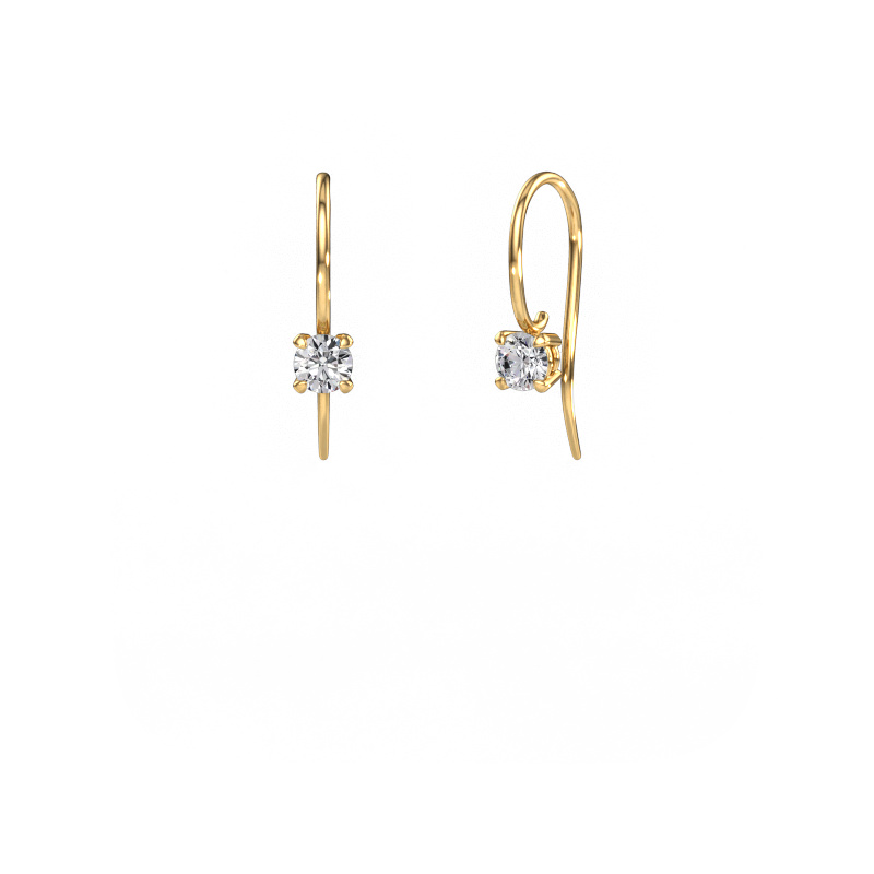 Bild von Ohrhänger Cleo RND 585 Gold Diamant 0.50 crt
