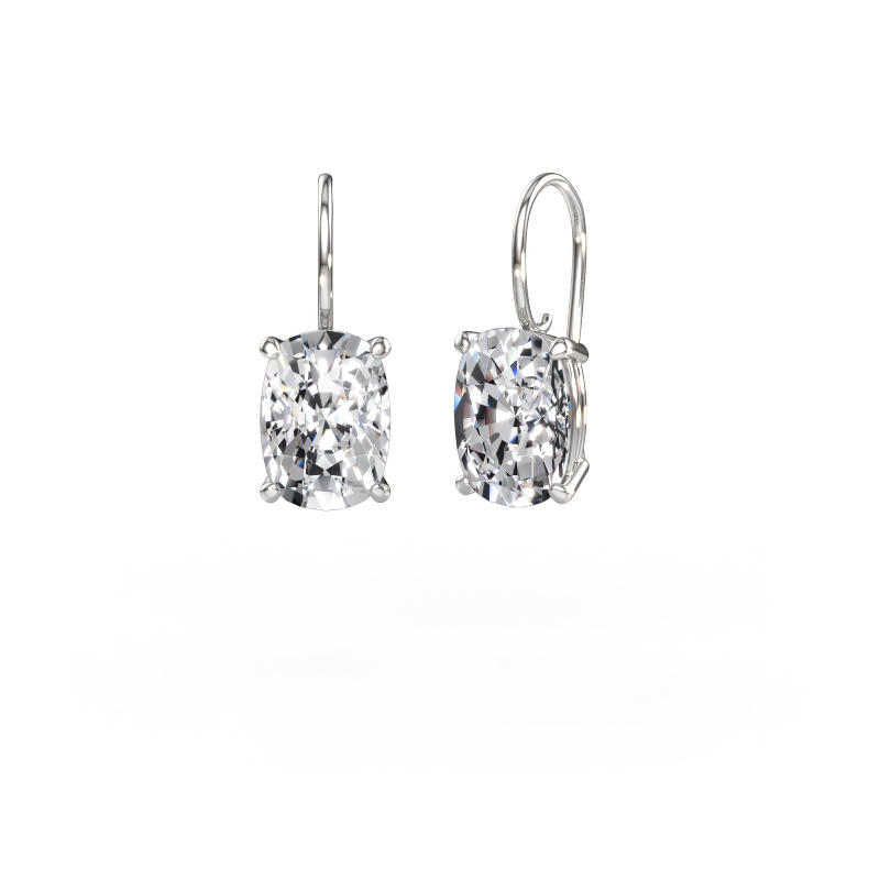 Image of Drop earrings Cleo CSH 585 white gold Lab-grown diamond 10.00 crt