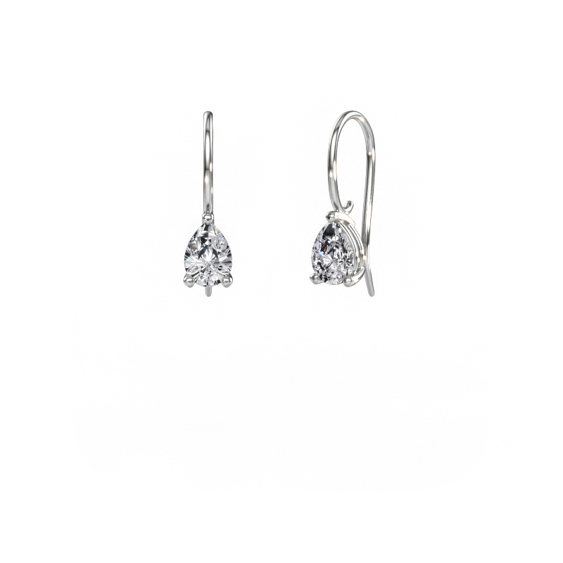 Bild von Ohrhänger Cleo PER 585 Weißgold Diamant 1.30 crt