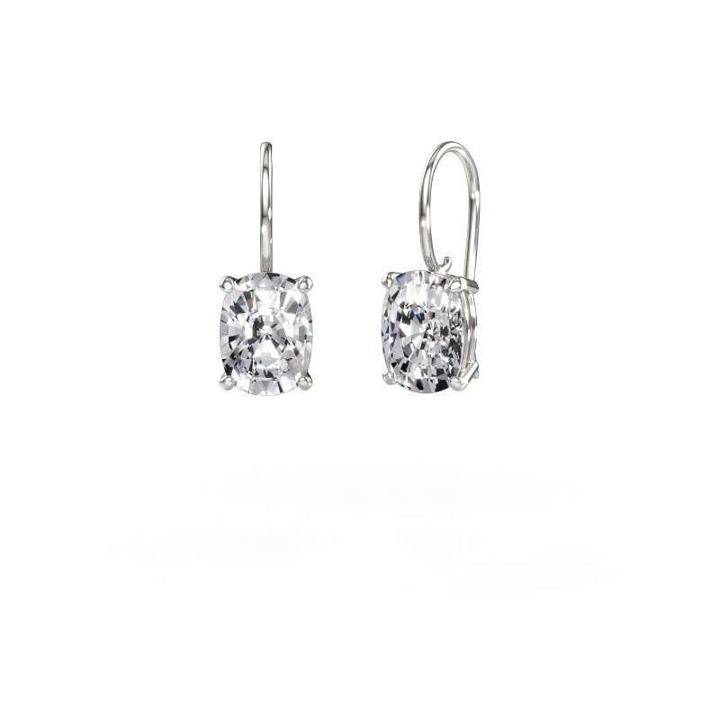 Image of Drop earrings Cleo CSH 585 white gold Lab-grown diamond 6.00 crt
