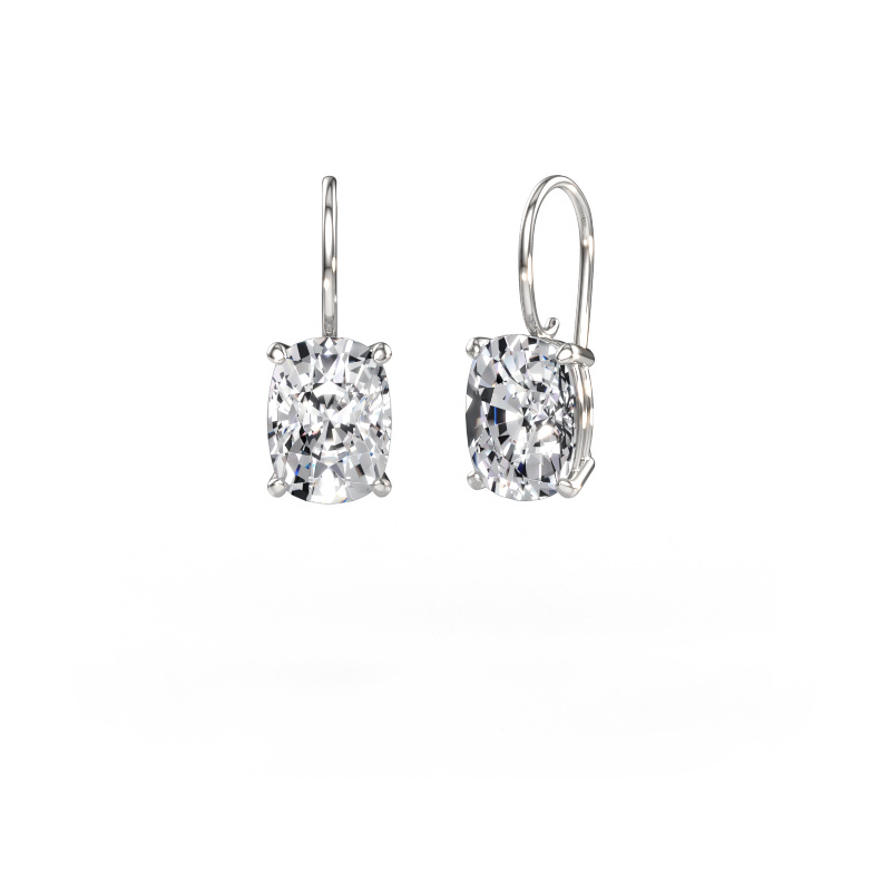 Image of Drop earrings Cleo CSH 585 white gold Lab-grown diamond 8.00 crt