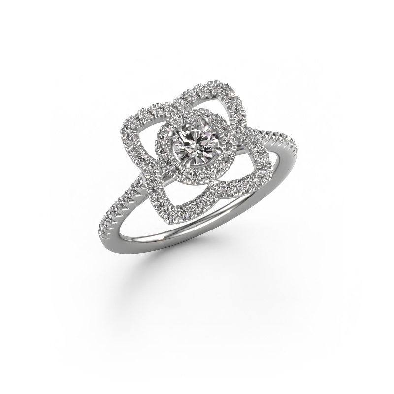 Bild von Verlobungsring Cleopatra 950 Platin Diamant 0.679 crt