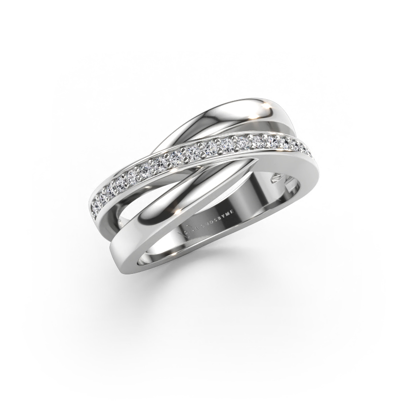 Bild av Ring Colette 585 vitt guld Diamant 0.20 crt