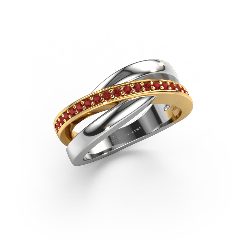 Image of Ring Colette 585 white gold Ruby 1.3 mm