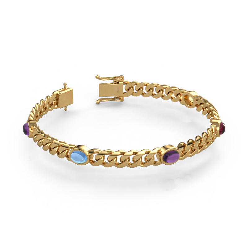 Image de Bracelet maillons Corinne 5 7mm Solide - 585 or jaune