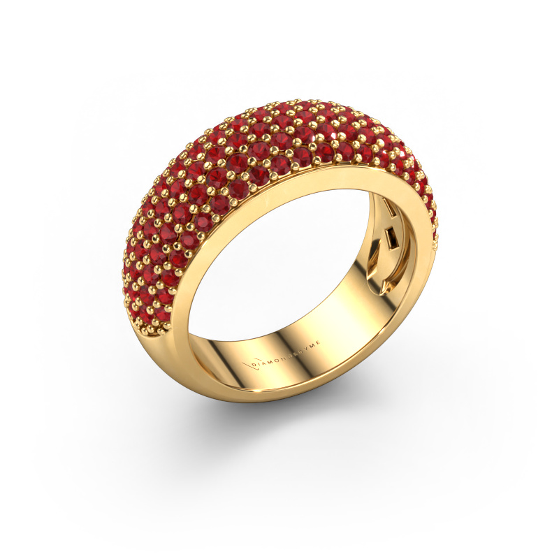 Image of Ring Cristy 585 gold Ruby 1.2 mm