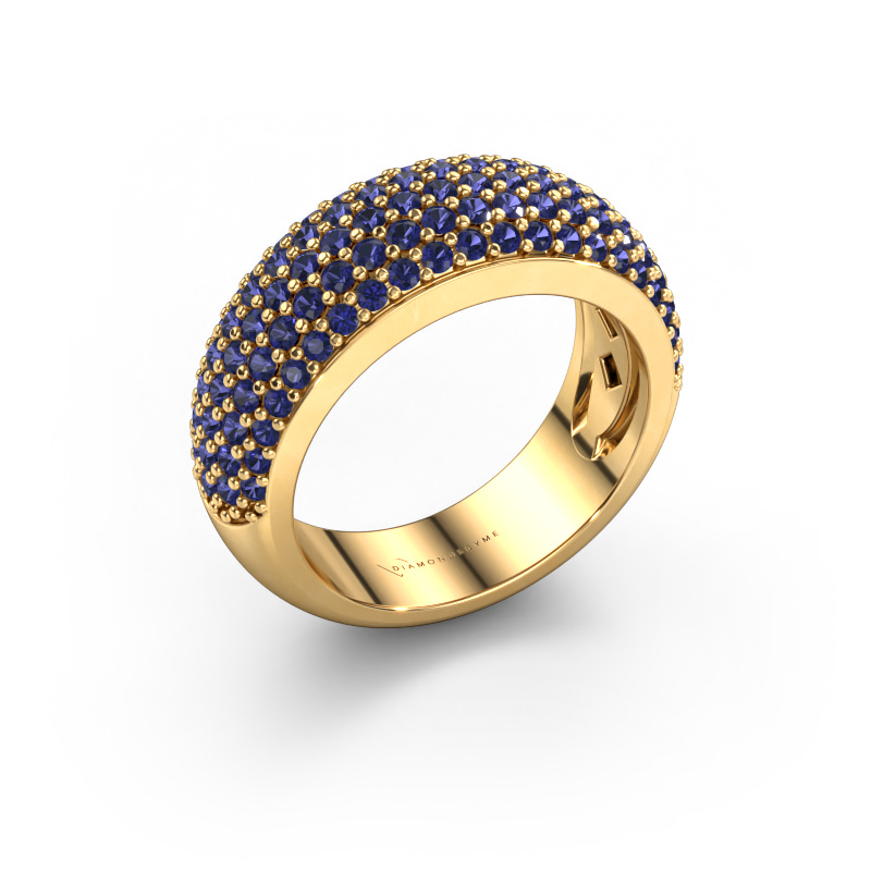 Image de Bague Cristy 585 or jaune Saphir 1.2 mm