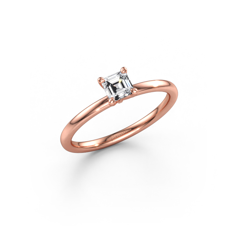 Bild av Förlovningsring Crystal ASSC 1 585 roséguld Diamant 0.35 crt