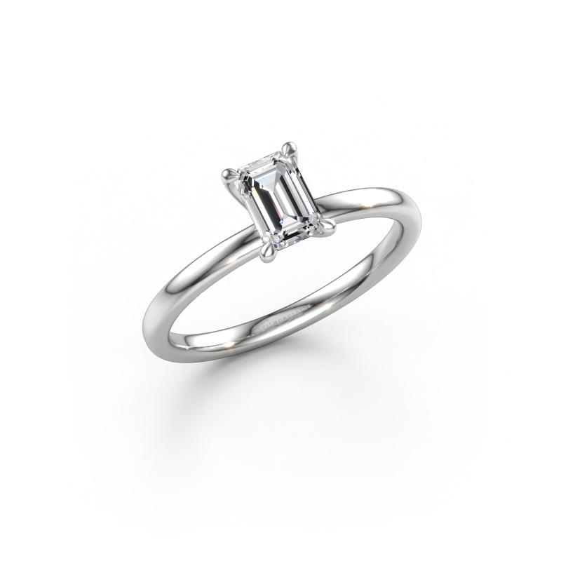 Immagine di Anello di fidanzamento Crystal EME 1 950 platino Diamante lab grown 0.70 crt