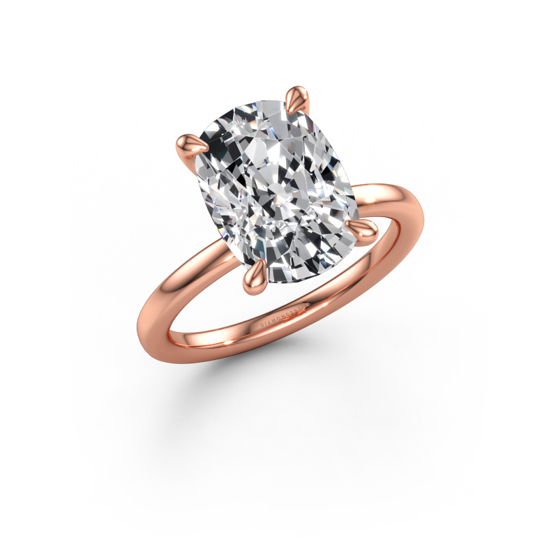 Immagine di Anello di fidanzamento Crystal CSH 1 585 oro rosa Diamante lab grown 5.00 crt