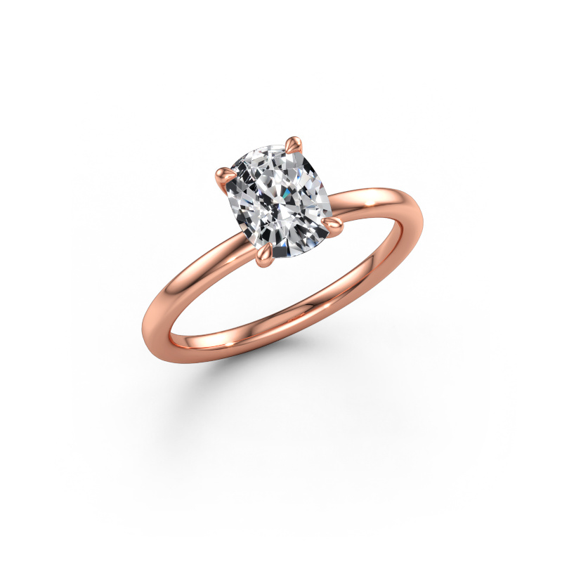 Immagine di Anello di fidanzamento Crystal CSH 1 585 oro rosa Diamante lab grown 1.25 crt