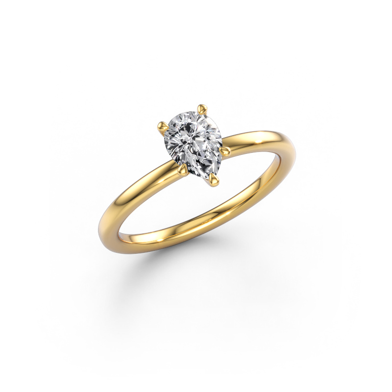 Immagine di Anello di fidanzamento Crystal PER 1 585 oro Diamante 0.65 crt