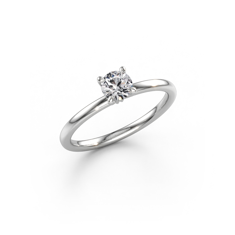 Afbeelding van Verlovingsring Crystal RND 1 950 platina Lab-grown diamant 0.40 crt