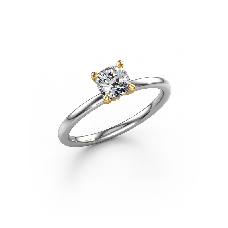 Image de Bague de fiançailles Crystal CUS 1 585 or blanc Diamant 0.70 crt