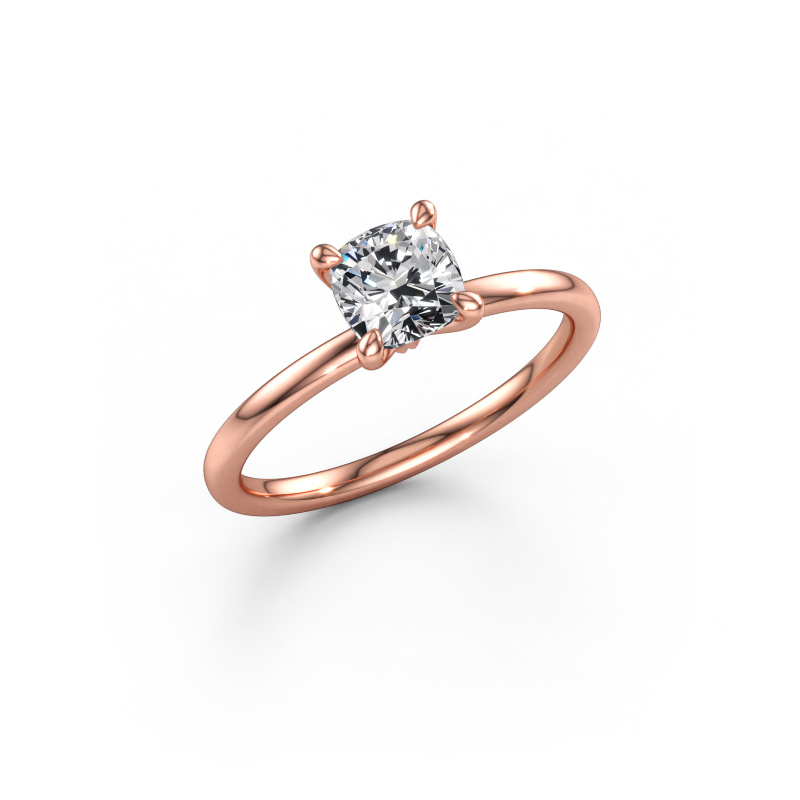 Bild av Förlovningsring Crystal CUS 1 585 roséguld Diamant efter eget val 5.5 mm