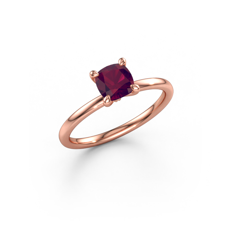 Bild av Förlovningsring Crystal CUS 1 585 roséguld Rodolit 5.5 mm