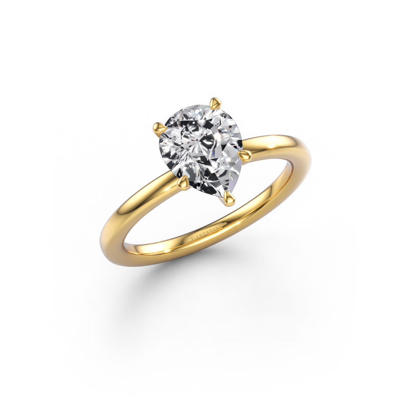 Immagine di Anello di fidanzamento Crystal PER 1 585 oro Diamante lab grown 1.50 crt