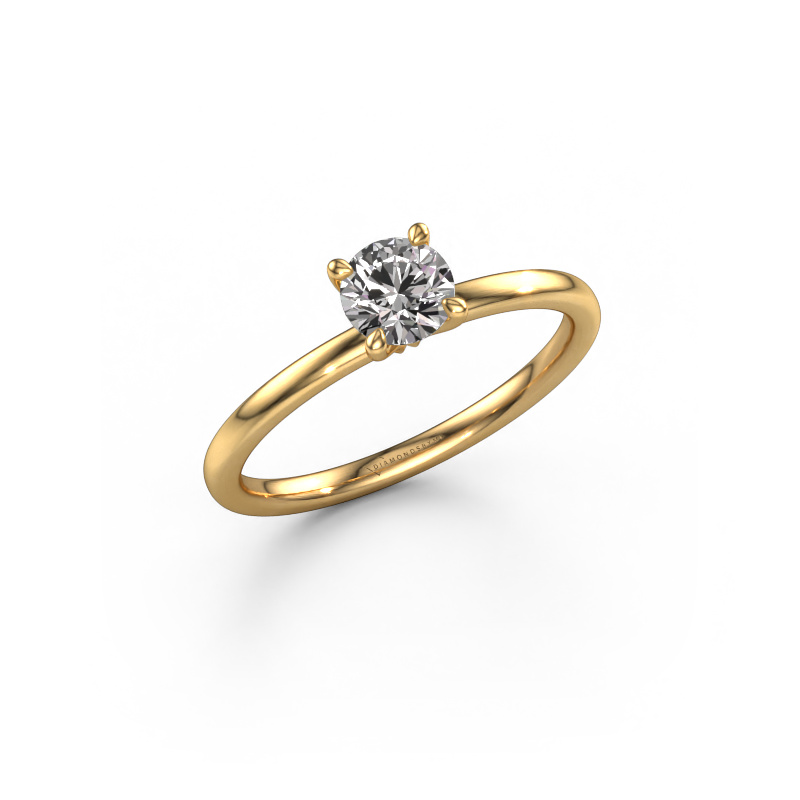 Bild von Verlobungsring Crystal RND 1 585 Gold Diamant 0.50 crt
