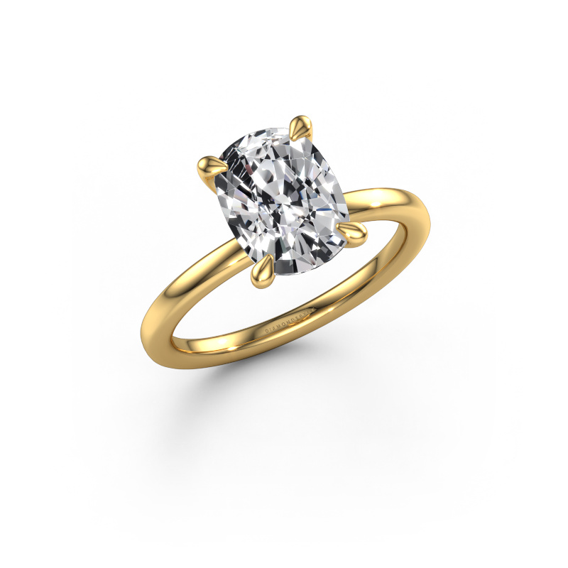 Image of Engagement ring Crystal CSH 1 585 gold Lab grown diamond 2.50 crt