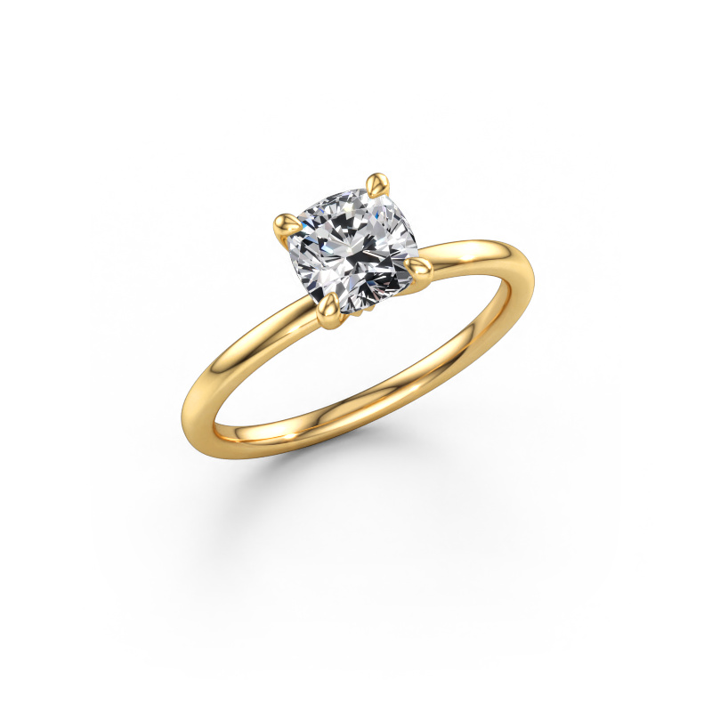 Afbeelding van Verlovingsring Crystal CUS 1 585 goud Diamant 1.30 crt