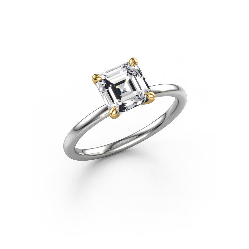 Bild von Verlobungsring Crystal ASSC 1 585 Weißgold Lab-grown Diamant 1.50 crt