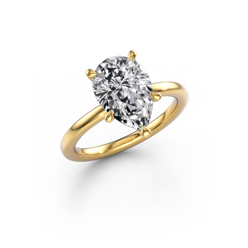 Image of Engagement ring Crystal PER 1 585 gold Diamond 3.00 crt
