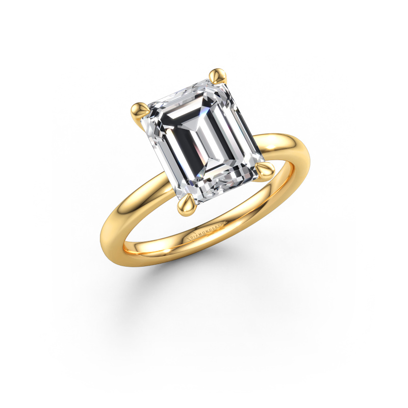 Bild av Förlovningsring Crystal EME 1 585 gult guld Diamant 3.50 crt