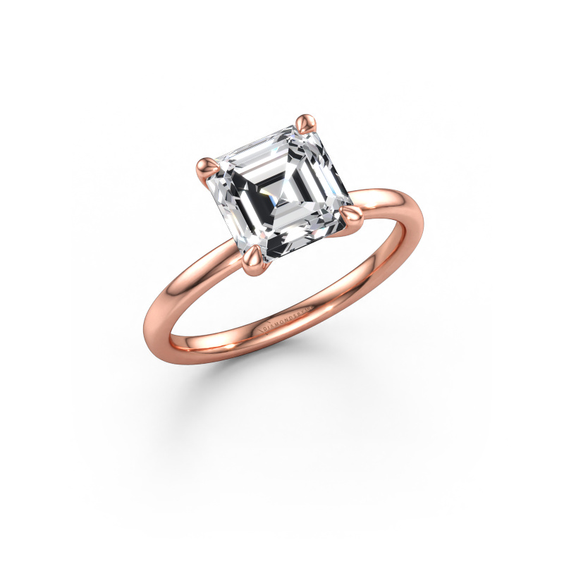 Bild av Förlovningsring Crystal ASSC 1 585 roséguld Diamant 2.50 crt