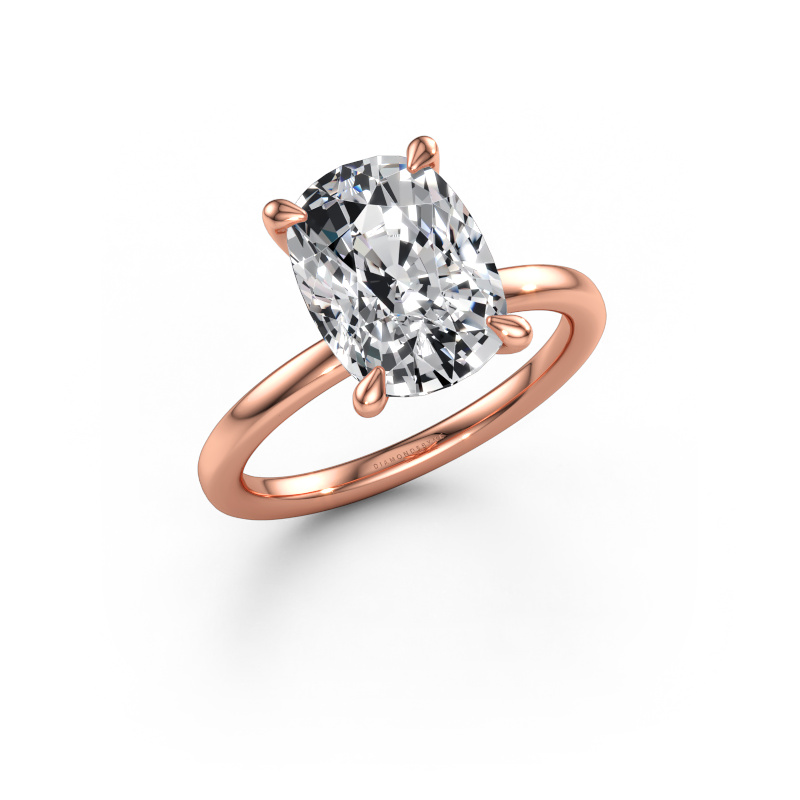 Immagine di Anello di fidanzamento Crystal CSH 1 585 oro rosa Diamante lab grown 4.00 crt