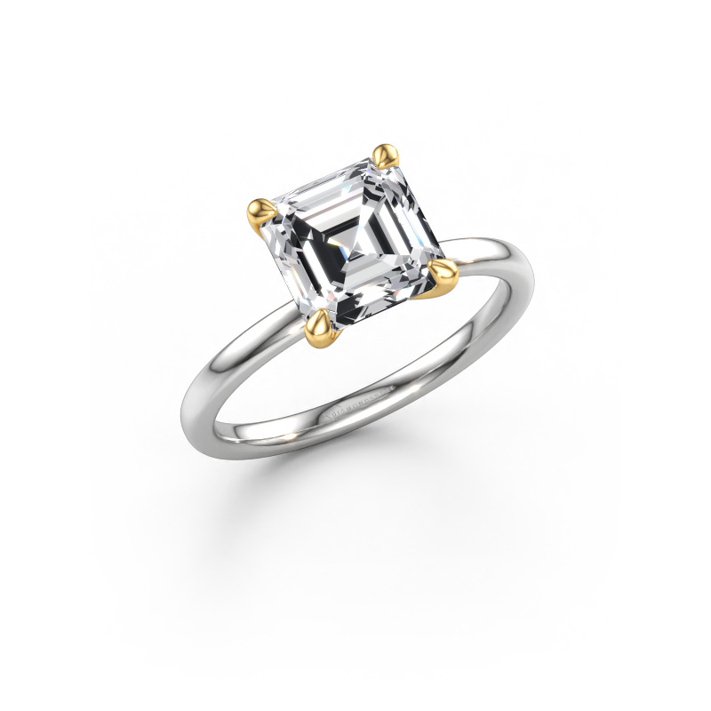 Afbeelding van Verlovingsring Crystal ASSC 1 585 witgoud Lab-grown diamant 2.50 crt