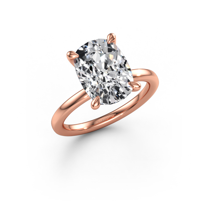 Immagine di Anello di fidanzamento Crystal CSH 1 585 oro rosa Diamante lab grown 4.50 crt