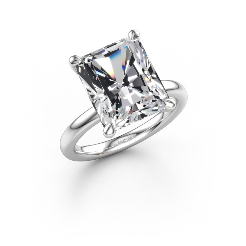 Bild av Förlovningsring Crystal RAD 1 585 vitt guld Labbodlad diamant 6.79 crt