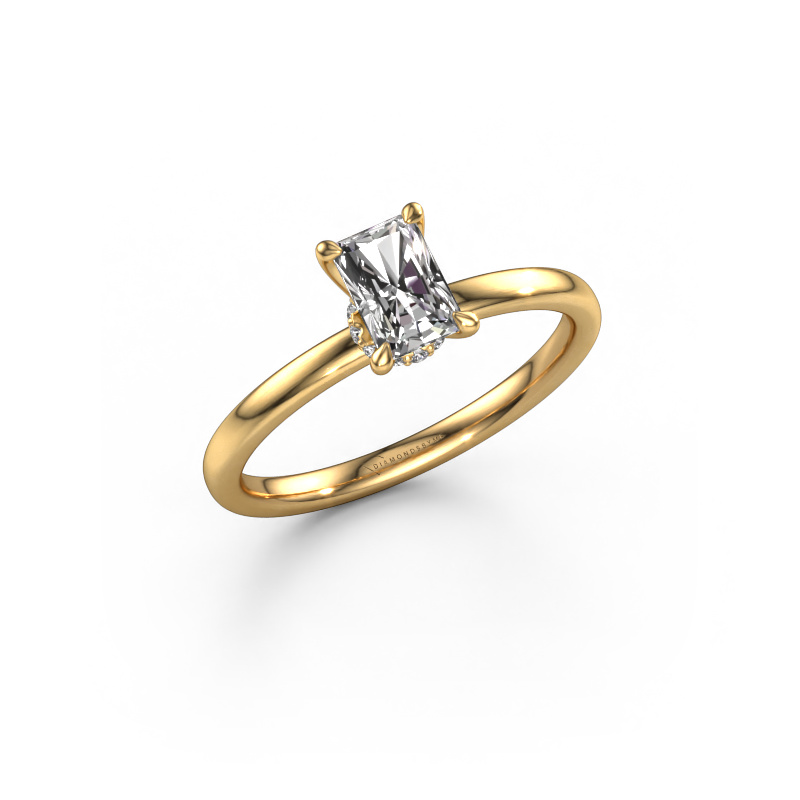 Image of Engagement ring Crystal RAD 3 585 gold Diamond 0.71 crt